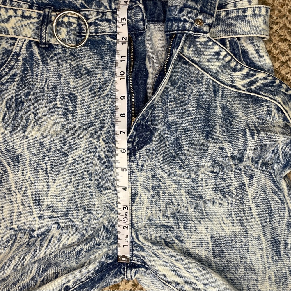 Nasty Gal Bleach Dyed Denim Boiler Suit - Blue - Picture 9 of 16